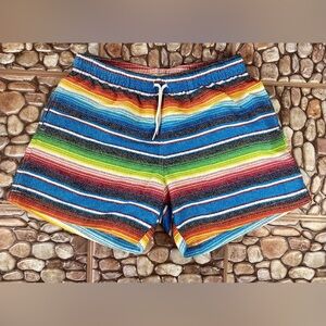 💳SOLD🛍 Chubbies Mens Classic Swim Trunks Size Large L Multicolor Striped 5”